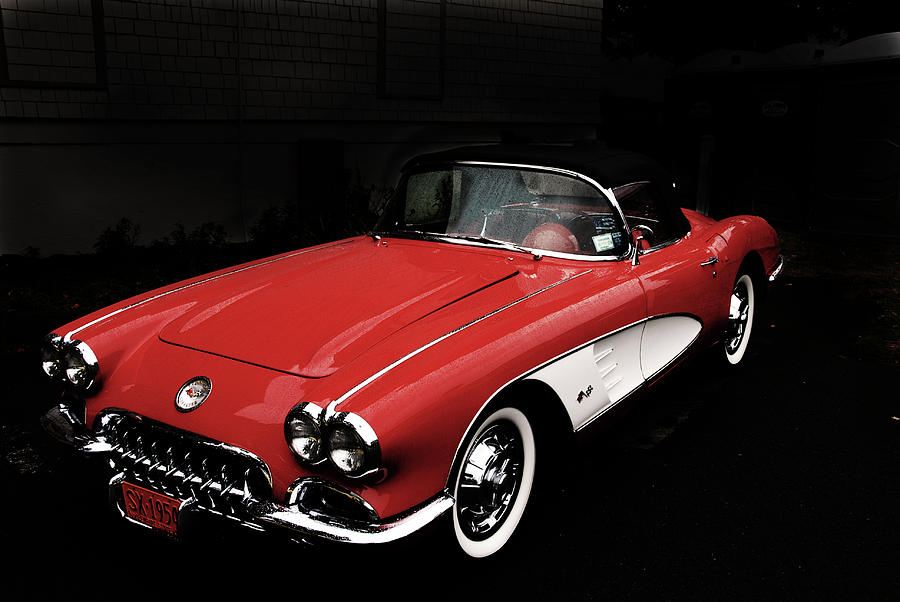 Corvette 1958 Photograph by John Schneider