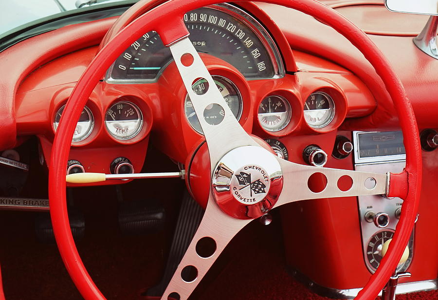 Corvette Dash Photograph by Laurie Perry