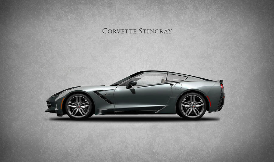 Car Photograph - Corvette Stingray Coupe by Mark Rogan
