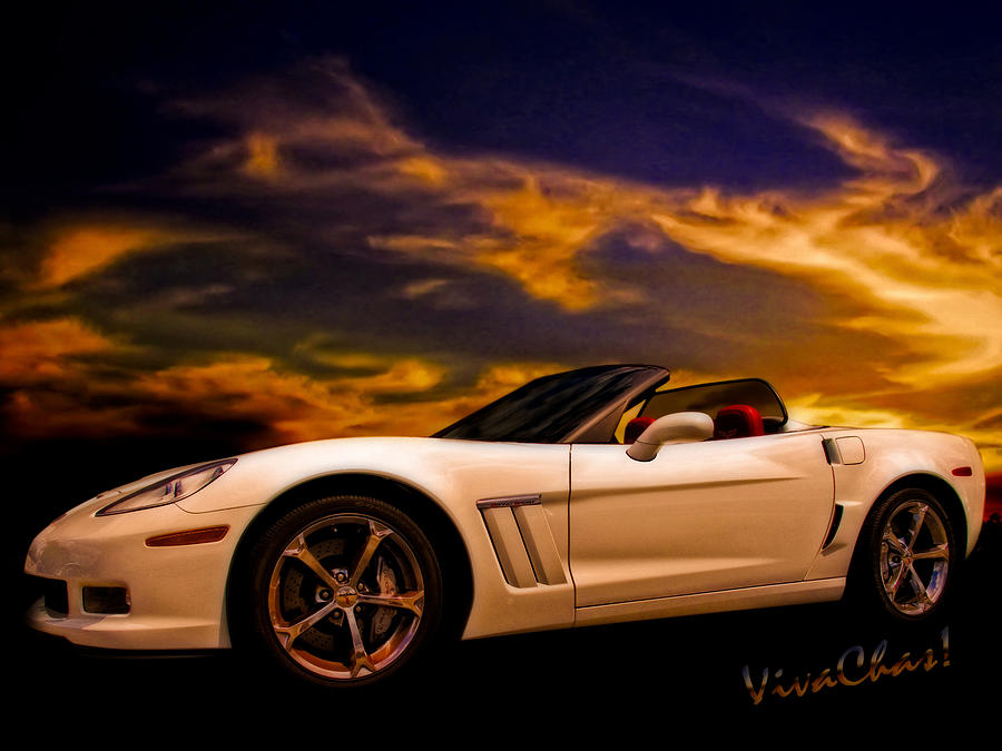 Corvette Sunset Photograph by Chas Sinklier