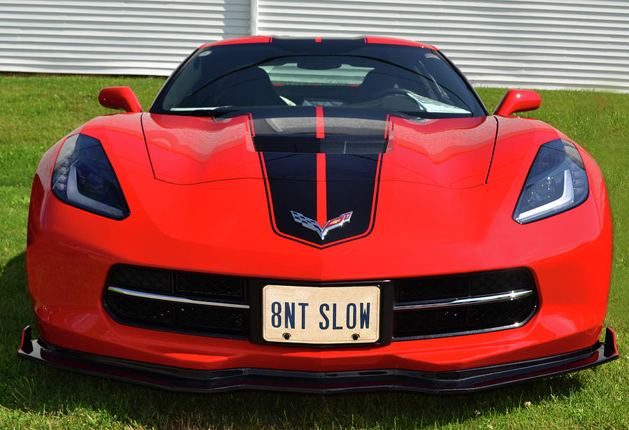 Corvette - The Plate Says It All Photograph by George Bostian