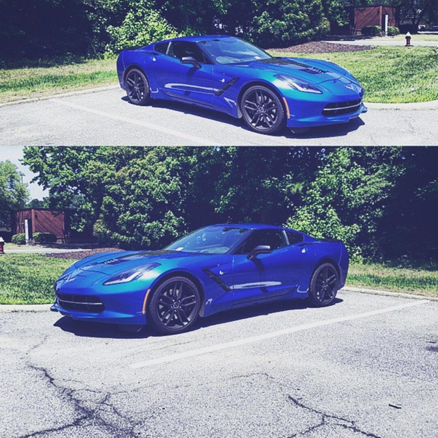 Blue Photograph - #corvette #vette #wantone #stingray by Mr Brandon Leo