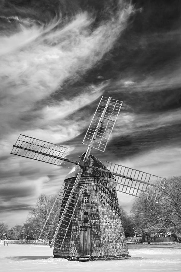 Corwith Windmill Long Island NY II Photograph by Susan Candelario