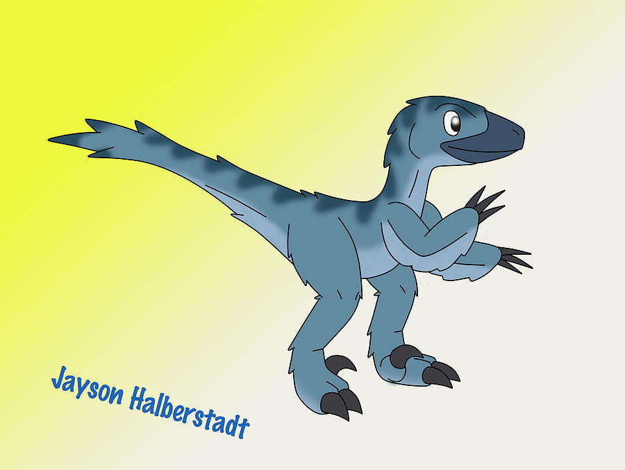Cory The Raptor Digital Art by Jayson Halberstadt