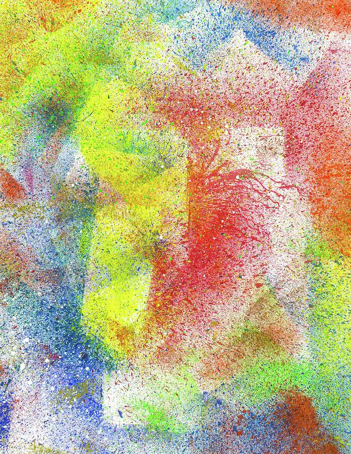 Cosmic Amon Ray #553 Painting by Rainbow Artist Orlando L