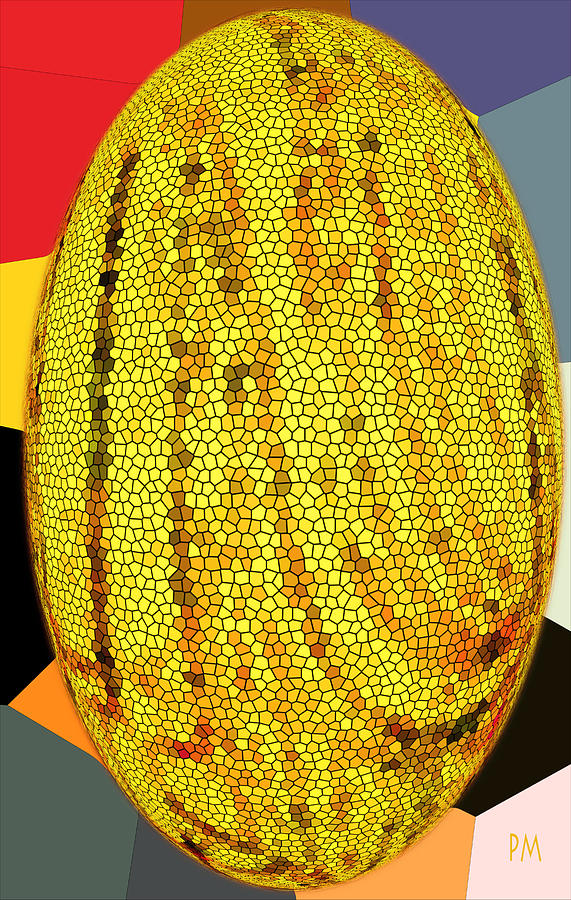 Cosmic Egg Y2 Digital Art by Phillip Mossbarger