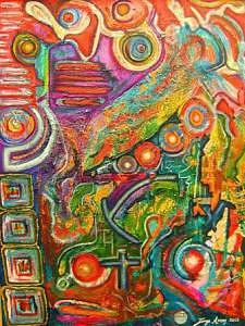 Abstract Mixed Media - Cosmic by Jorge Arcos Abstract Mixed Media - Cosmic by Jorge Arcos