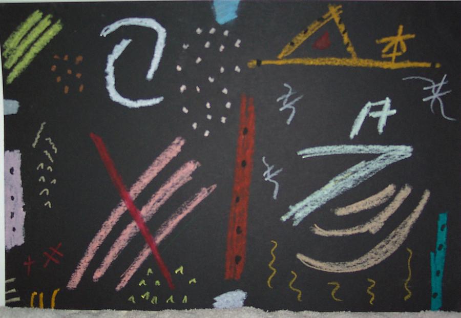 Dreaming Painting - Cosmic Language by Gregg Echols Dreaming Painting - Cosmic Language by Gregg Echols