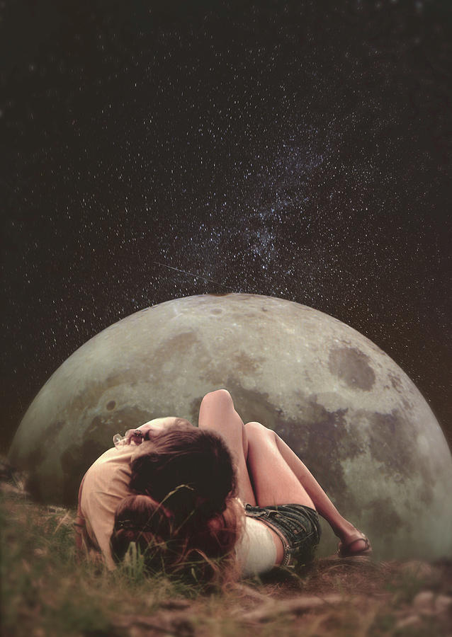 Vintage Photograph - Cosmic love by Fran Rodriguez