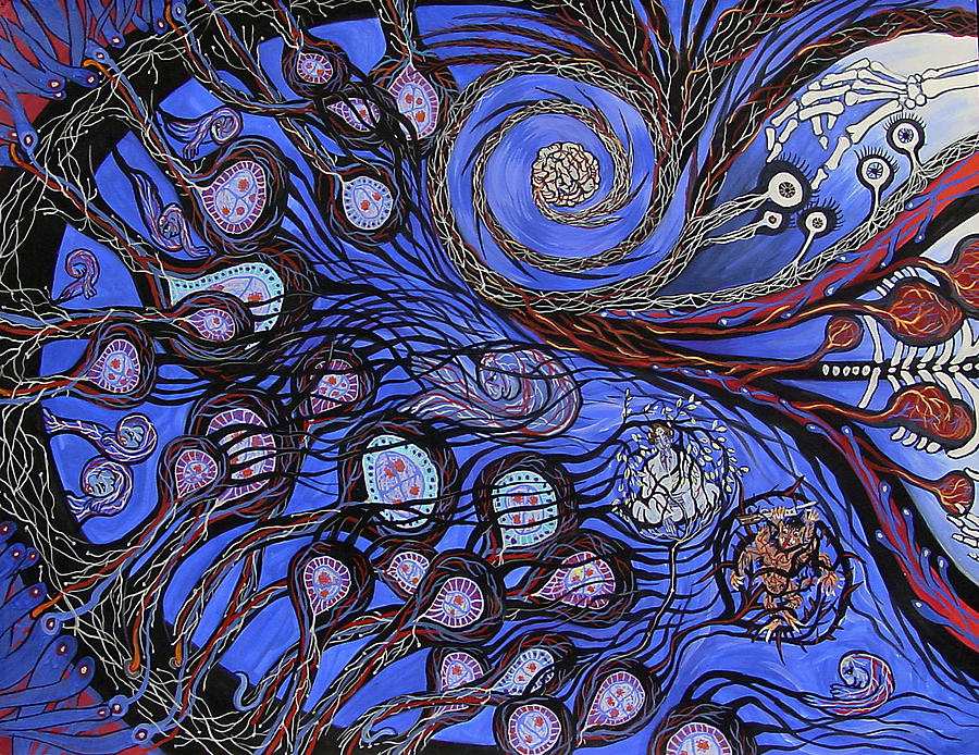 Cosmic Neural Network Painting by Shoshanah Dubiner