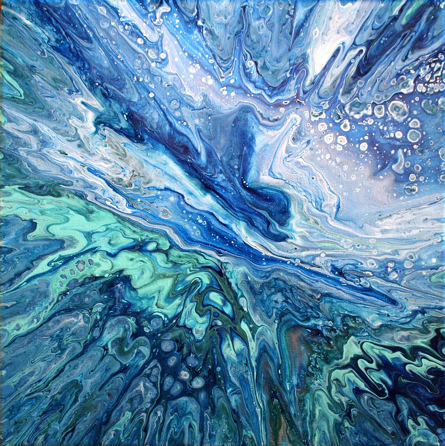 Cosmic Ocean Painting by Kelley Gruver - Pixels