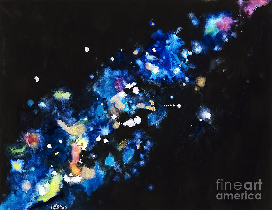 Abstract Painting - Cosmic Sparks by Tara Thelen - Printscapes