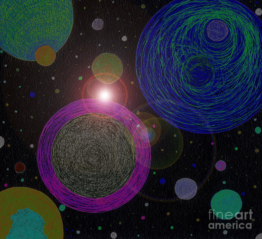 Cosmic Universe Digital Art by Norma Appleton