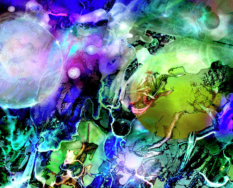 Cosmic Web Painting by John Dyess