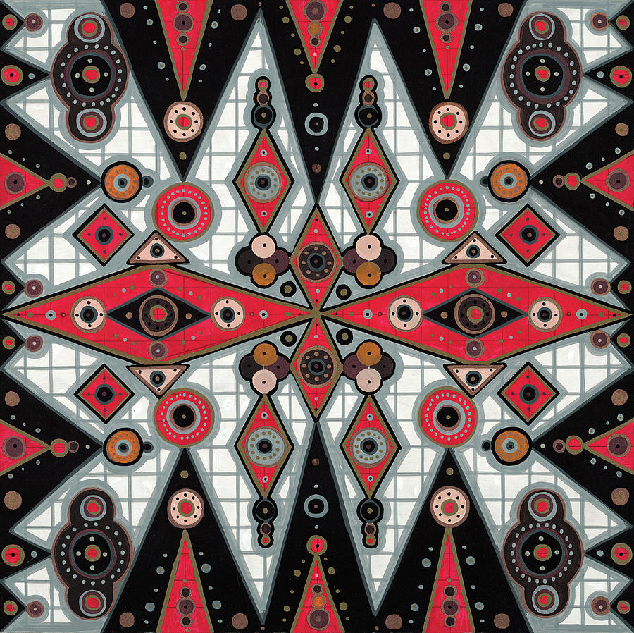 CosmicTribeGeo#1 Painting by Donnie Todd Reilly II