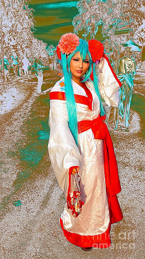 Cosplayer Of The Orient Photograph by Ian Gledhill