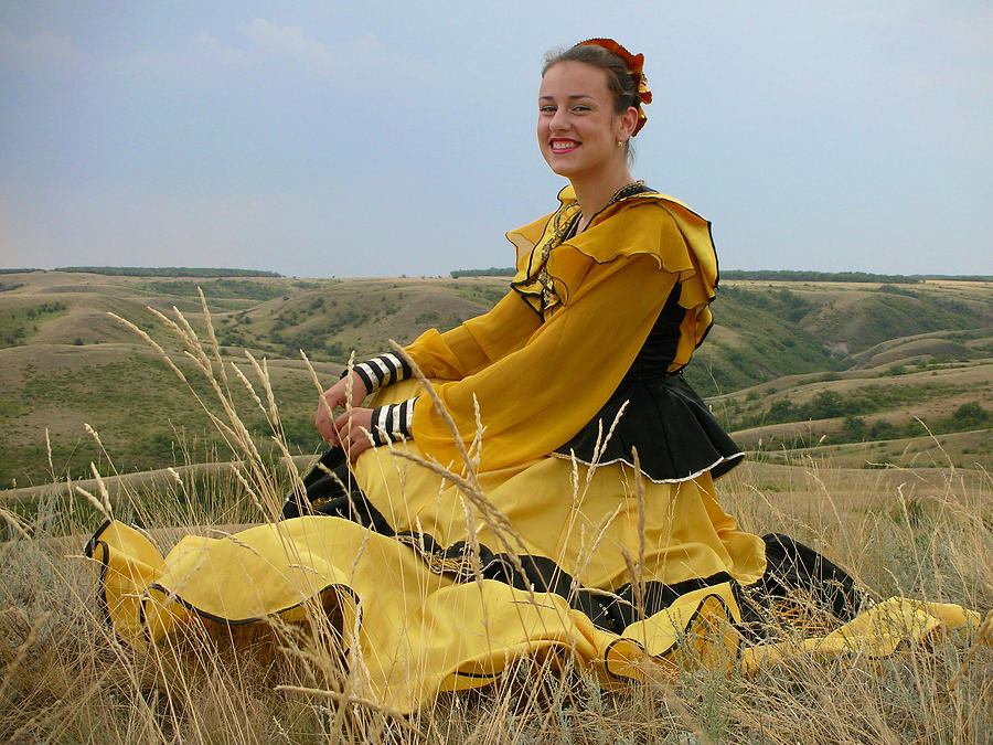 Cossack Young Lady by Irina Archangelskaya Cossack Young Lady by Irina Archangelskaya