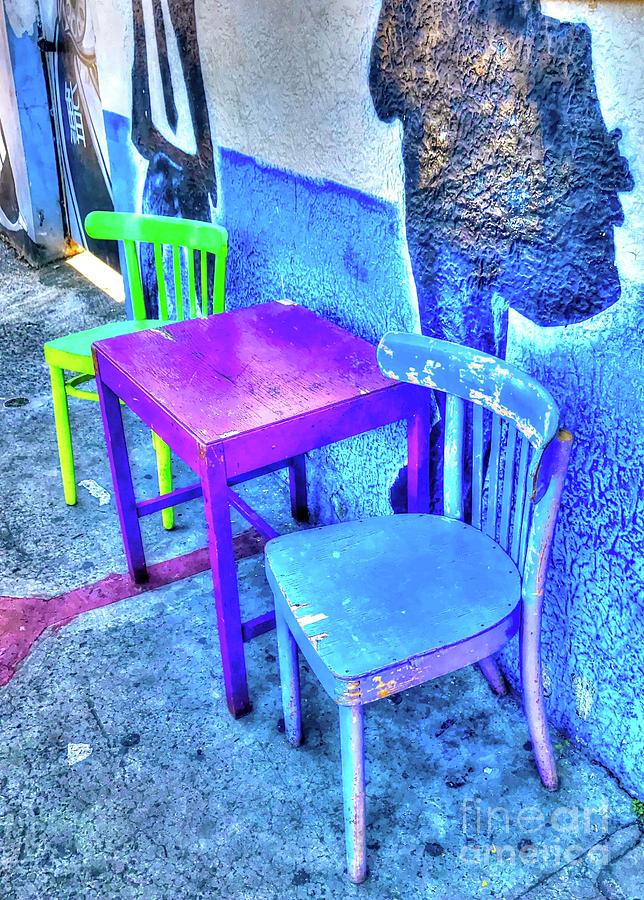Chairs Photograph - Take a Seat by Debbi Granruth
