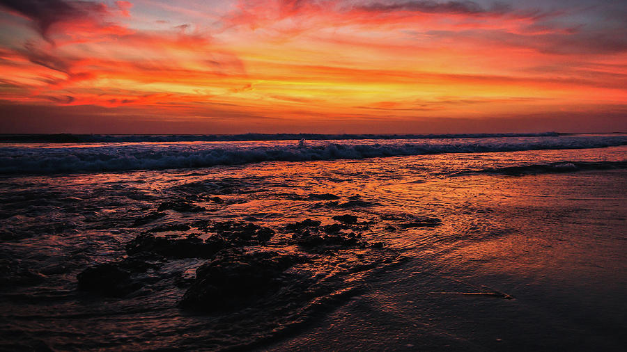 Costa Rica Sunset Photograph by John K Sampson