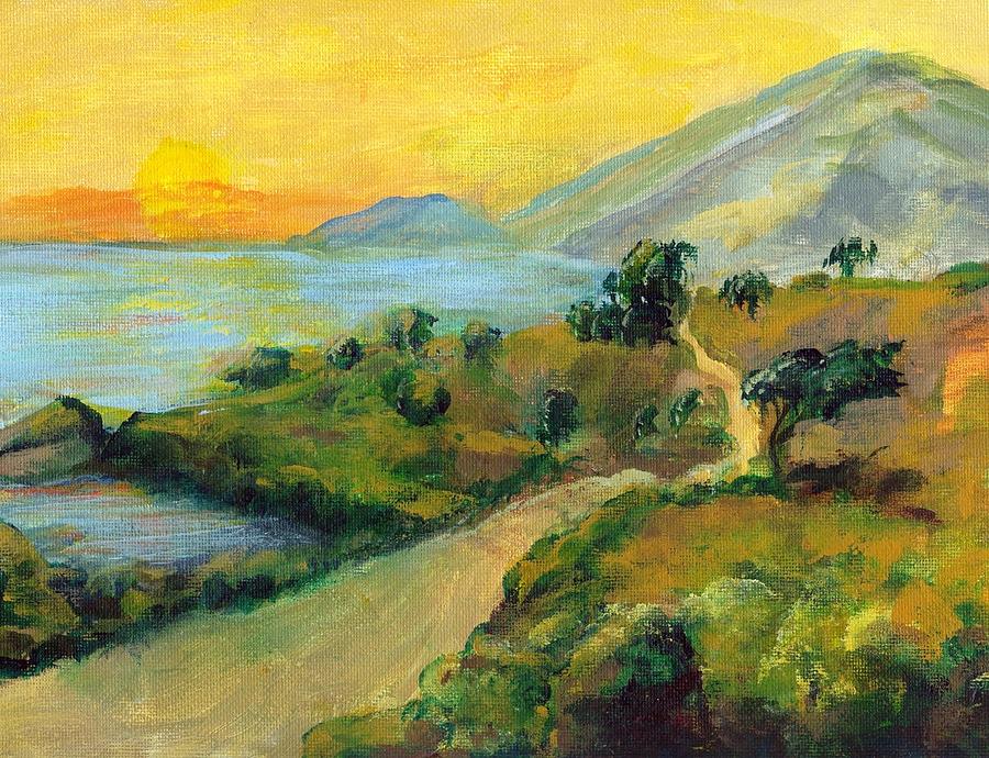 Costa Rica Sunset Painting by Randy Sprout