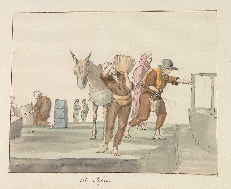Costumes Of Gozo Island, Louis Ducros, 1778 A Painting
