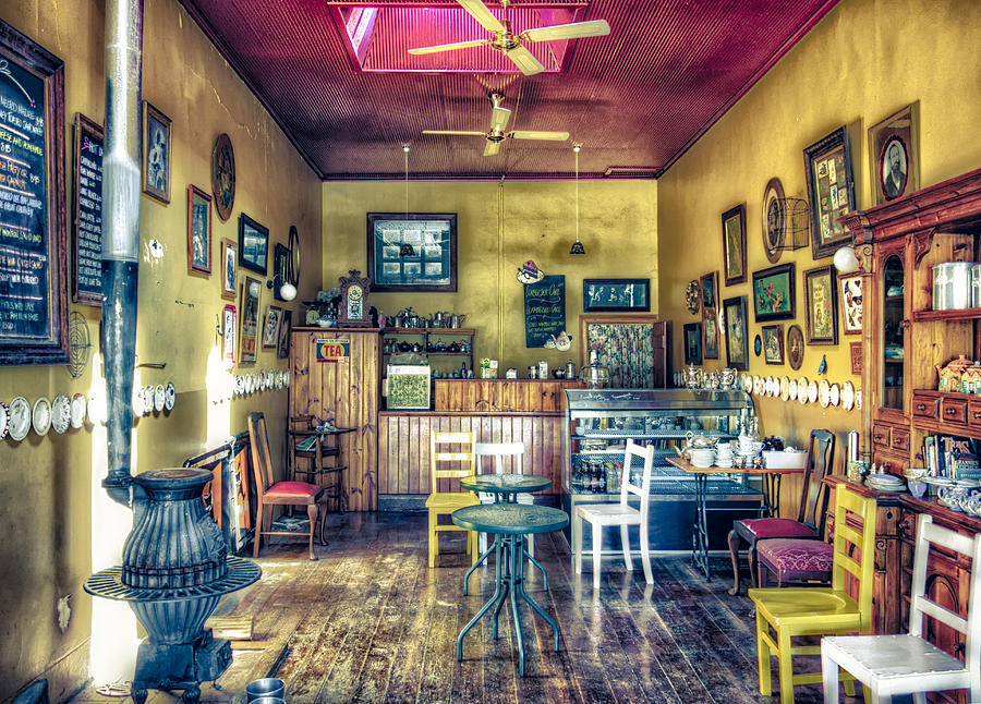 Closed Photograph - Cosy Cafe Closed by Wayne Sherriff