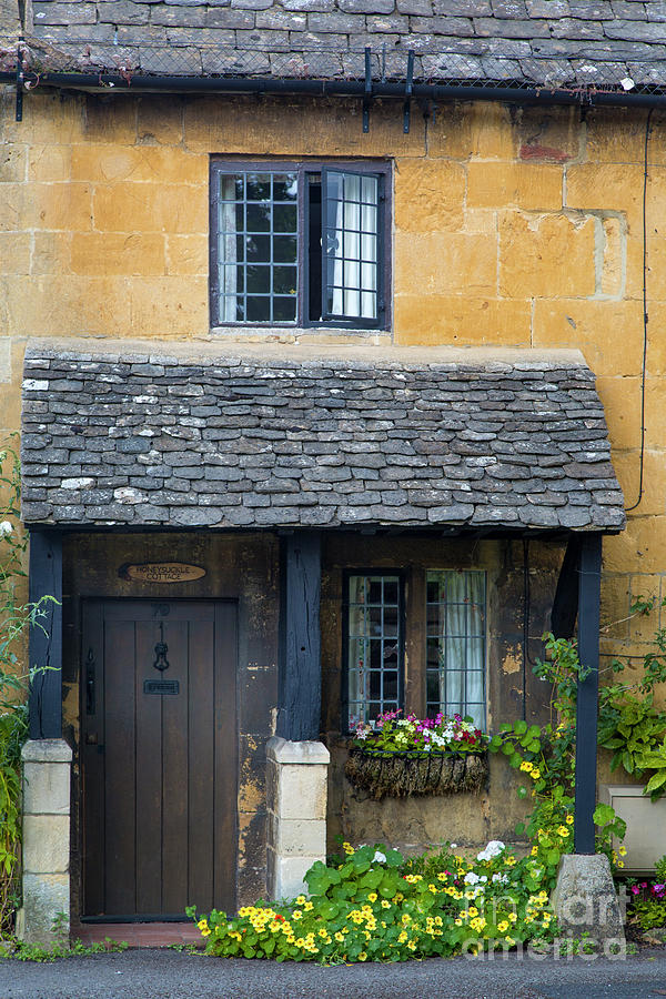 Cotswold Cottage Entrance Photograph by Brian Jannsen