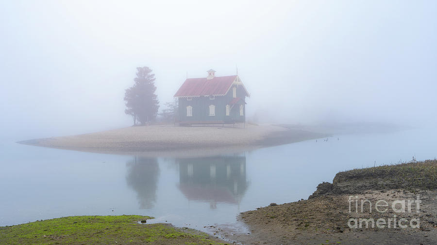 Cottage in Fog Photograph by Sean Mills