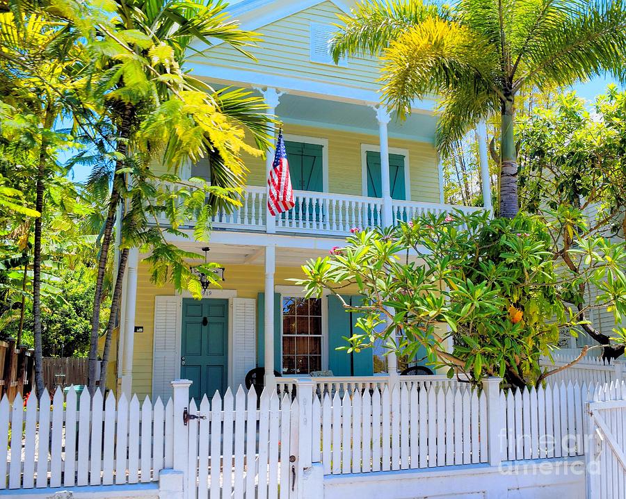 Cottage in Old Town Key West Florida Photograph by Janette Boyd