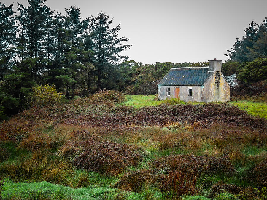 Cottage in the Irish Countryside Photograph by James Truett