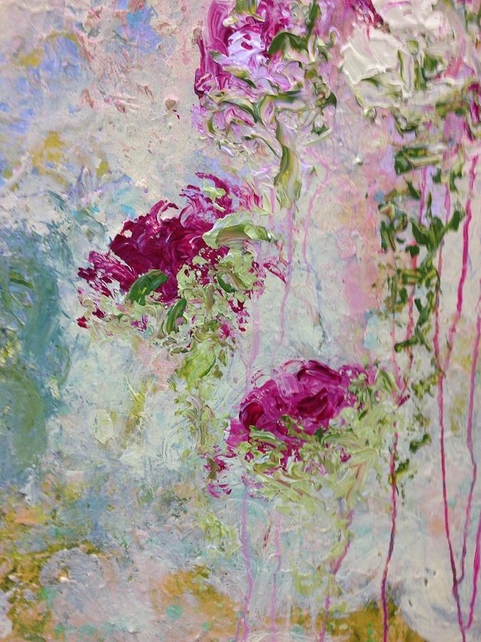 Rose Painting - Cottage Roses by Lynda Klaassen