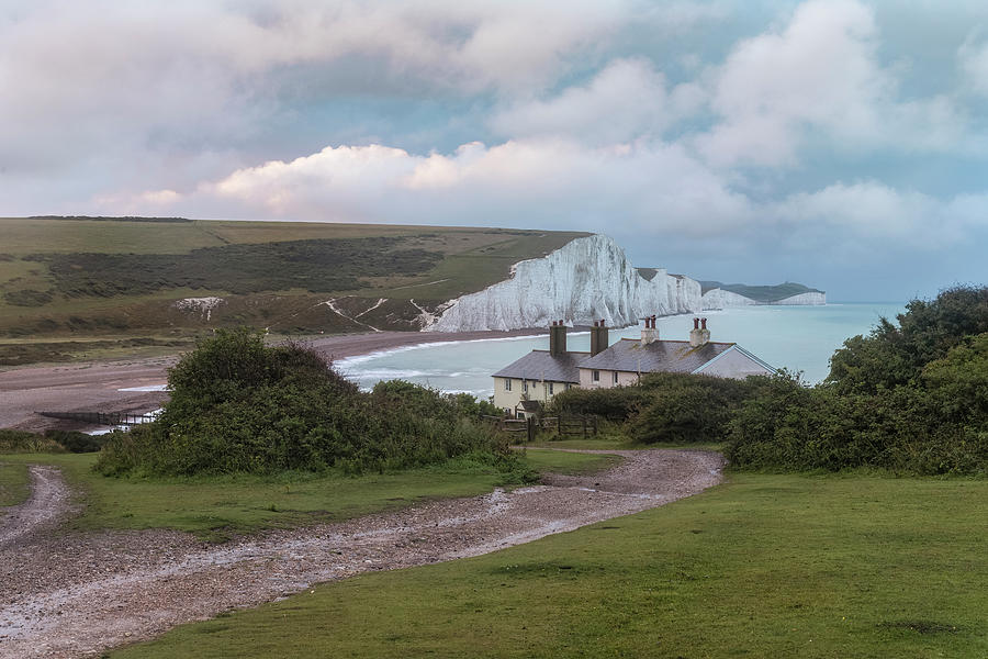 cottages Seven Sisters - England Photograph by Joana Kruse