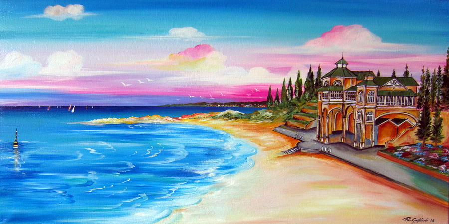 Cottesloe Beach Western Australia Painting by Roberto Gagliardi