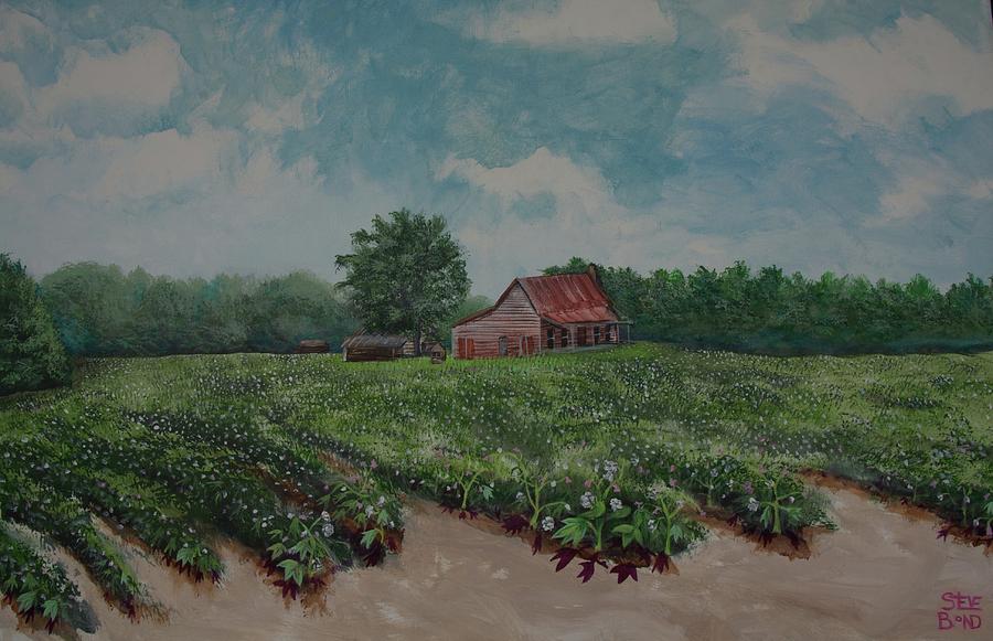Cotton Be Gone Painting by Virginia Bond