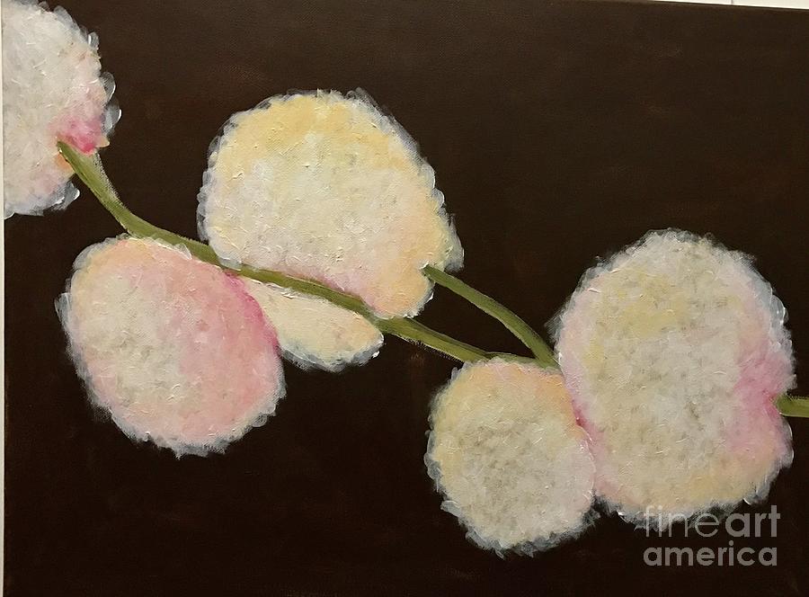 Cotton Branch Series 5 Painting by Sherry Harradence