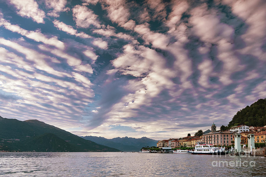 Cotton Candy Clouds over Bellagio Photograph by Alissa Beth Photography