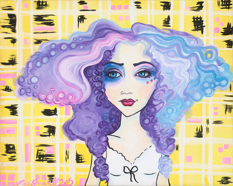 Cotton Candy Jane Painting by Lori Gruwell - Fine Art America