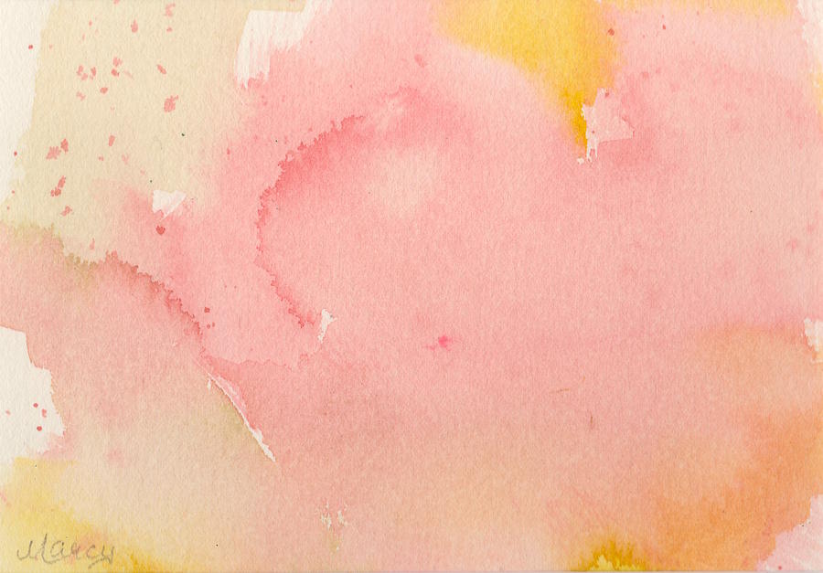 Cotton Candy Painting by Marcy Brennan