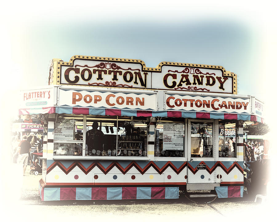 Cotton Candy - photography Photograph by Ann Powell