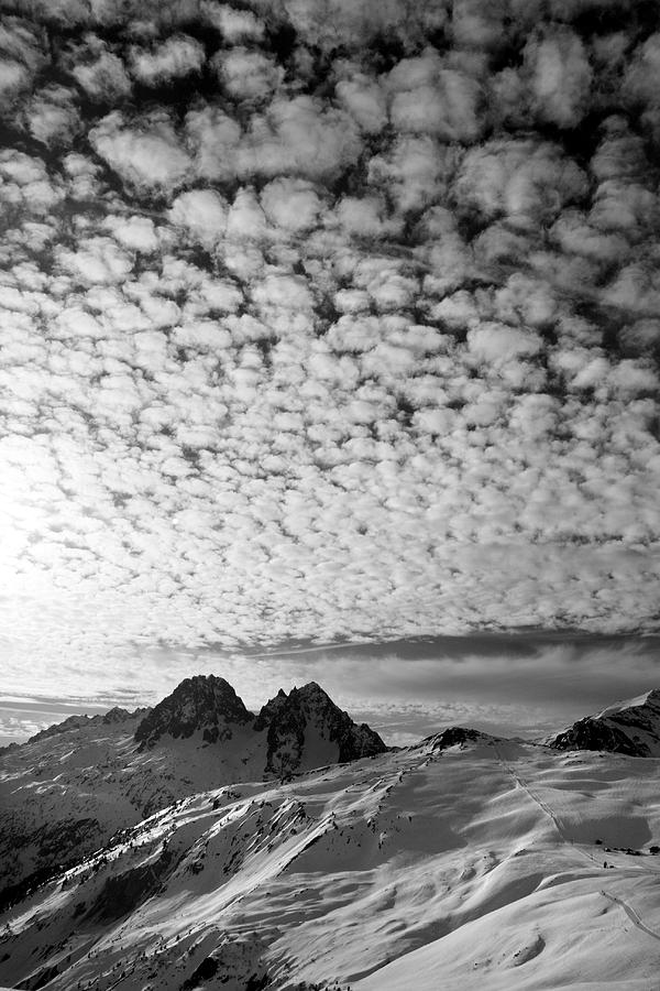 Cotton sky Chamonix France Photograph by Pierre Leclerc Photography