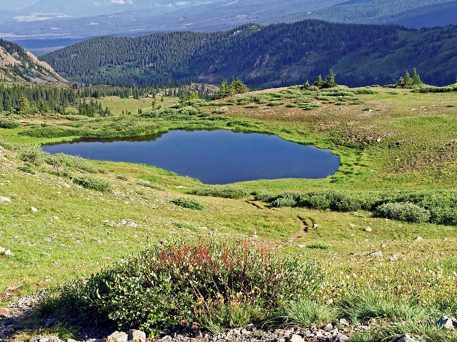 Cottonwood Pass Pond Photograph by Sally Weigand