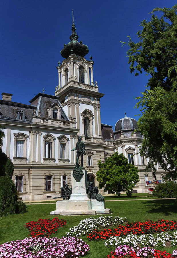 Count Gyorgy Laszlo Festetics de Tolna statue, Festetics Palace, Keszthely, Hungary Photograph by Elenarts - Elena Duvernay photo