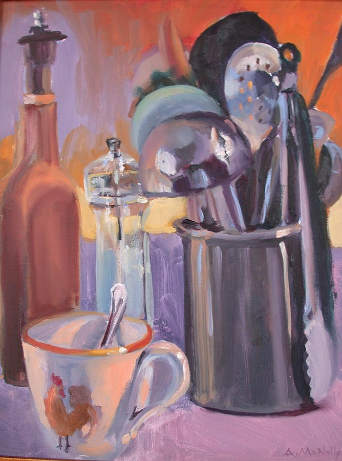 Countertop Painting by Anne McNally - Pixels