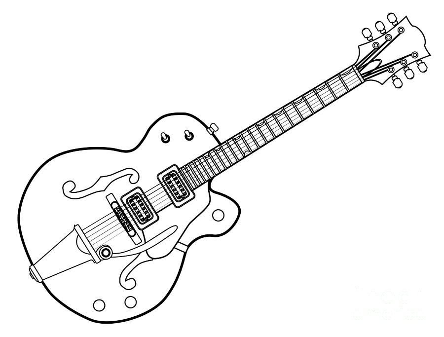 guitar outline
