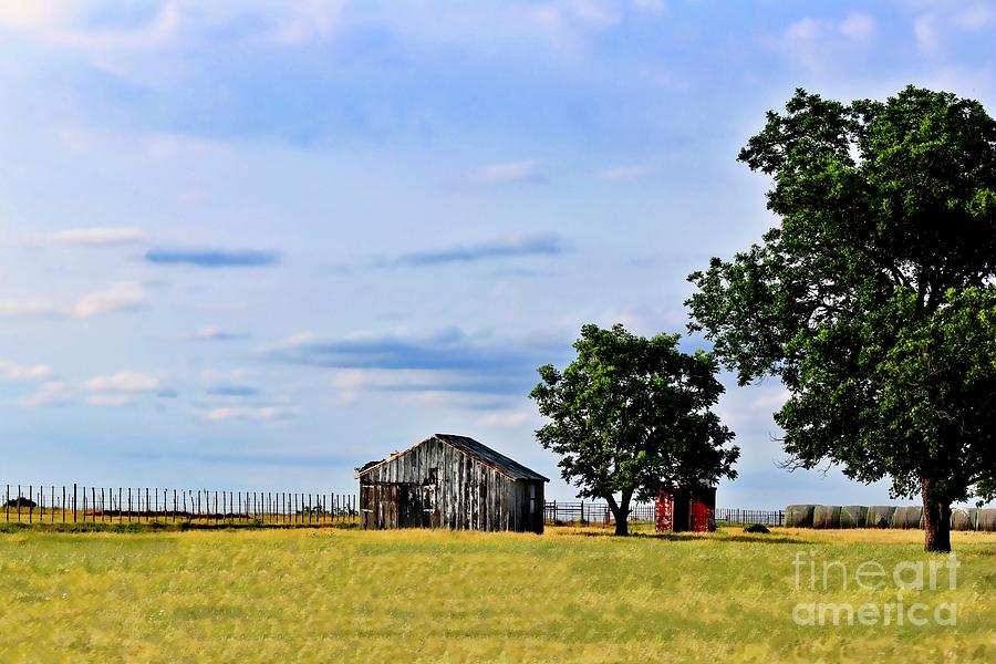 Country Barn on a Clear Day Photograph by Jeanie Mann