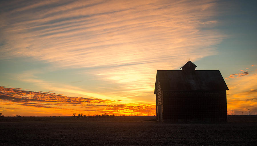 Country Barn Sunset Photograph by Mark W Johnson - Fine Art America