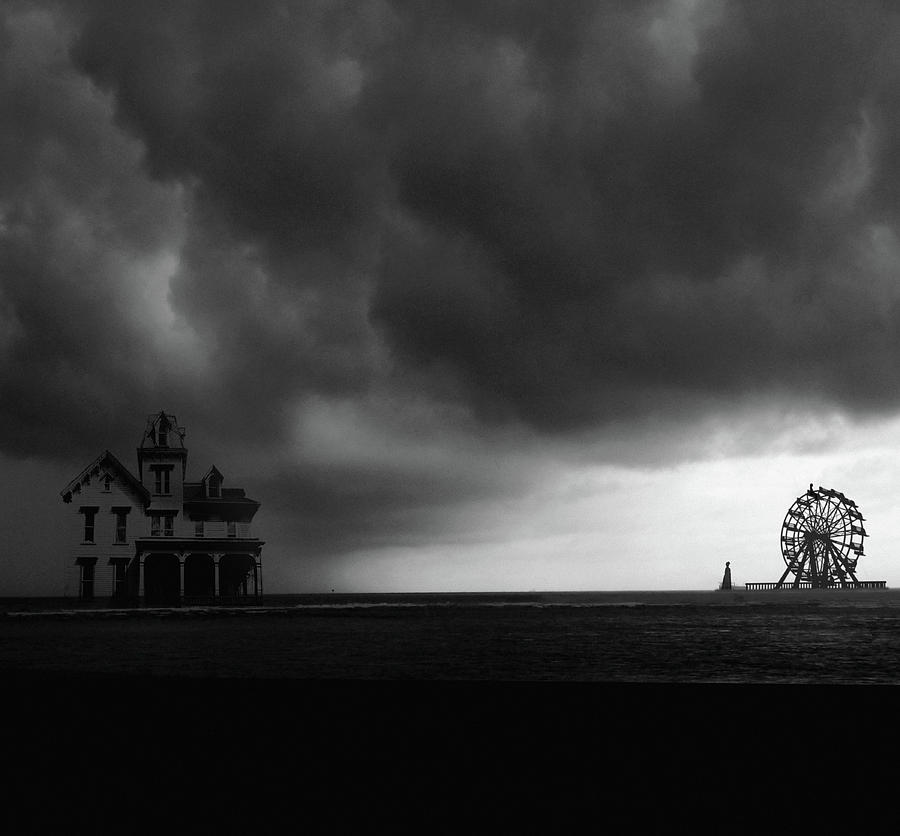 Ferris Wheel Thunderstorm Midwest Farm Photograph by Larry Butterworth