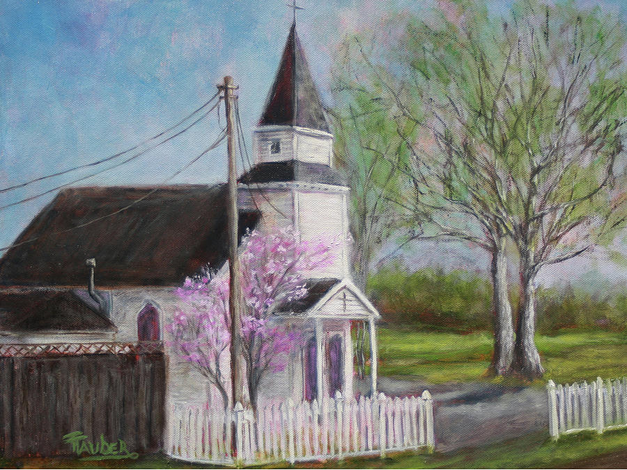 Country Chapel Painting by Tracy Tauber - Fine Art America