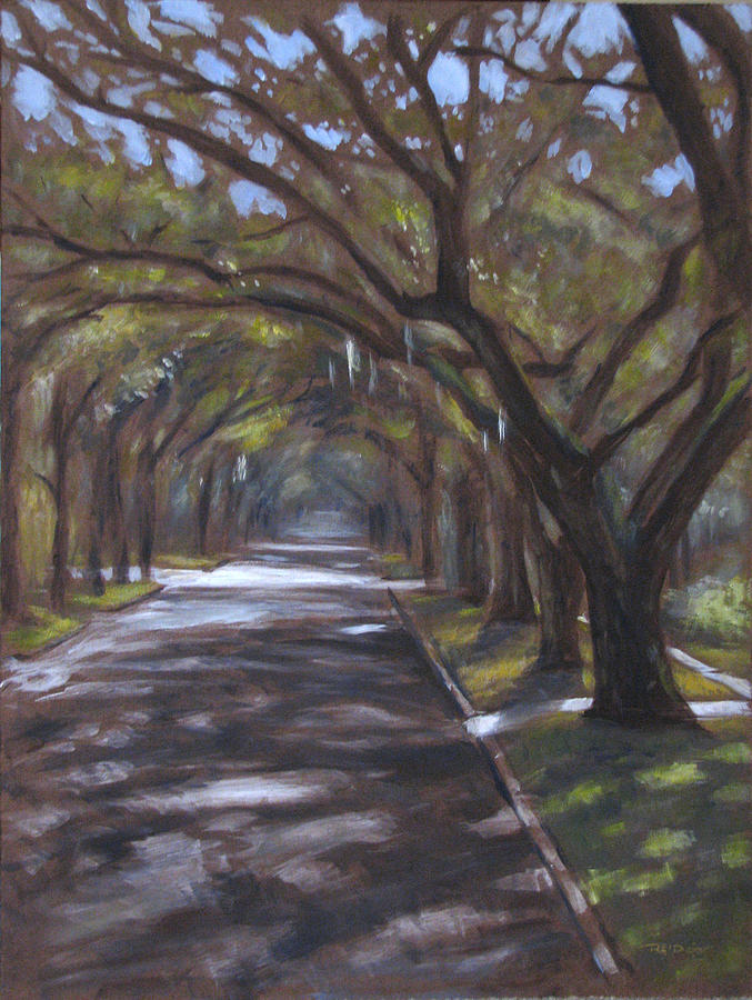 Country Club Road Painting by Christopher Reid