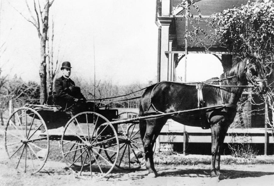 Country Doctor House Calls Photograph by Underwood Archives - Fine Art ...